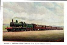 Midland Ray. Northern Counties Committee train. Belfast to Portrush express   (Ref 017537E)