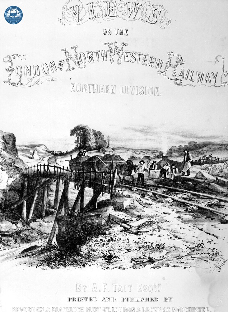 LNWR. Views on the LNWR Northern Division by A F Tait - Photograph of Cover Page. (Ref: 031191)