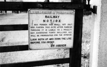 L&YR "Shut the Gate" Notice