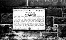 L&YR Bridge Weight Restriction Notice
