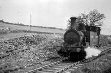 58856 Class 2F 0-6-0T about to begin its descent of Hopton Incline.