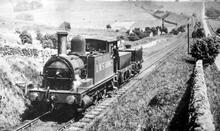 58860 Class 2F 0-6-0T Ascending Hopton Incline, Cromford and High Peak Railway.