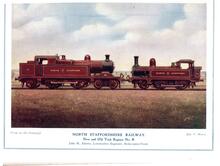 North Stafford. Locomotive Old and New no8   (Ref 017531E)