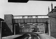 Potteries Loop Line. Hanley station (LEK @ 1m 17ch). 20 June 1960.