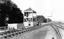 Lea Road Signal Box - Remains of signal box (PBN @ 3m 5ch)