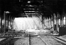 Lytham Station - Interior of original station after the Goods Station had closed (KBS1 @ 13m 31ch)