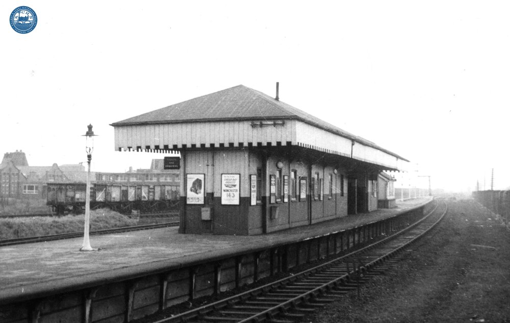 Wyre Dock [Fleetwood] station (WPS @ 20m 05ch) from the NW. 06 January 1966