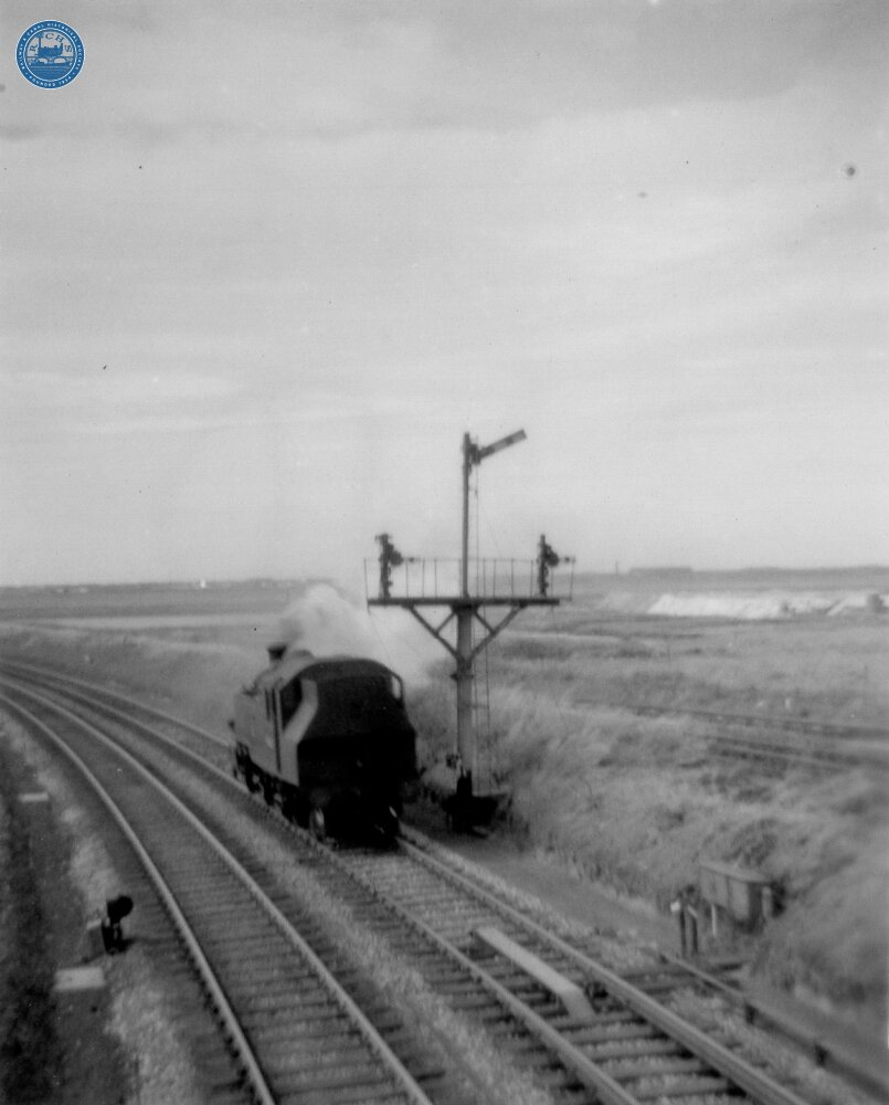 Light engine near Burn Naze North, 1959, WPS @ c.18m