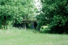 South of Towcester station (SJT1 @ approx 4m 50ch). Old railway bridge over River Tove. 20 June 2004 (Ref: 221083)