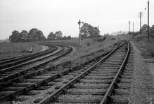 Stratford-on-Avon (Old Town) (SJT1 @ 38m 05ch), looking West. 4 June 1961.