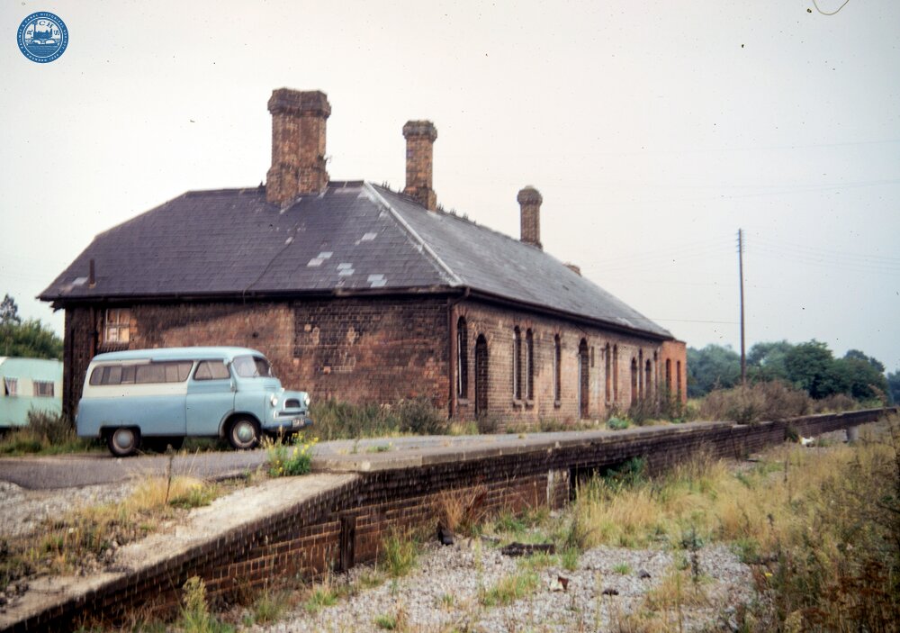 Stratford Old Town station (SJT1 @ 38m 02ch), from the Southwest. 08 September 1968