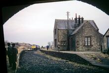 Rowrah station (RMJ @ 7m 39ch). Looking west. 15 March 1969