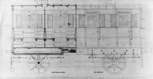 East Coast Joint Stock Third Class Carriage - Line Drawing