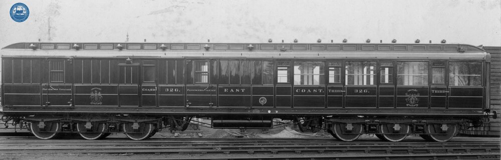 East Coast Joint Stock Third Class Brake Van No. 326