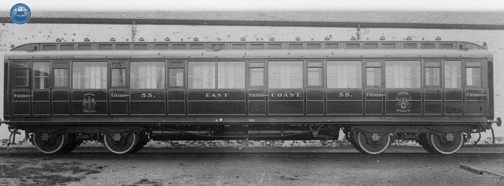 East Coast Joint Stock Third Class Corridor Carriage No. 55