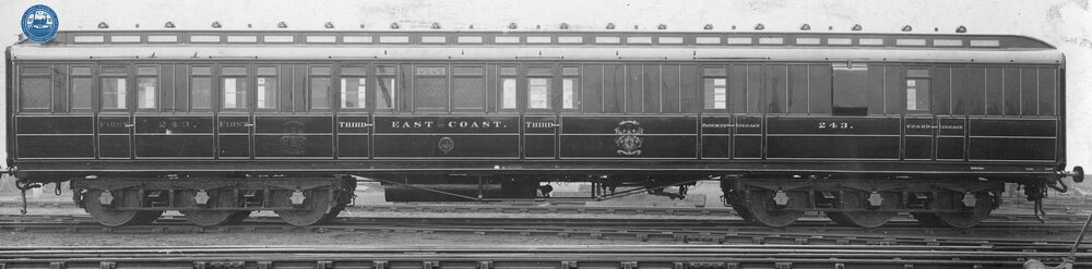 East Coast Joint Stock Composite Brake Van No. 243