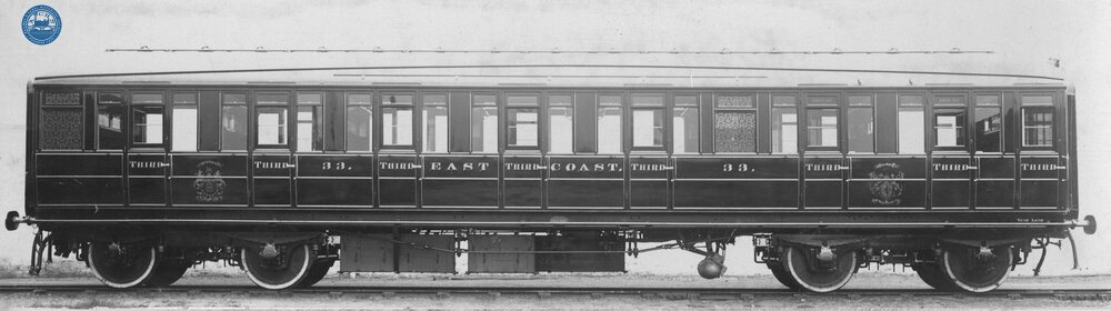 East Coast Joint Stock Third Class Corridor Carriage No. 33