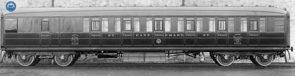 East Coast joint Stock Third Class Brake Van No. 97