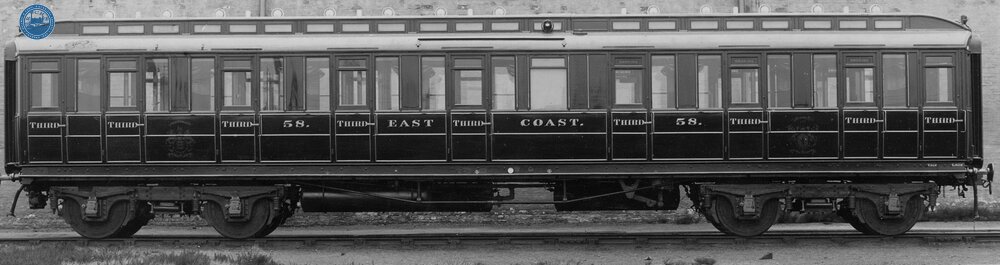 East Coast Joint Stock Third Class Corridor Carriage No. 58