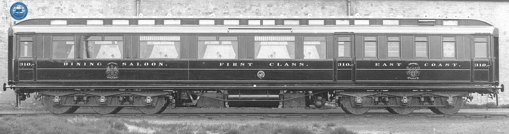 East Coast Joint Stock First Class Dining Saloon No. 310