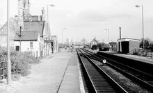 Saxilby station (SPD3 @ 88m 51ch). 15 April 1971