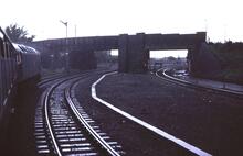 47334 heads the 14.20 Yarmouth - Derby on to the Spalding line at March (MSG1 @ approx 86¼mp). 06 June 1981