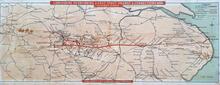 Map of the Lancashire, Derbyshire & East Coast Railway and Connections 1896. H. Wilmott, General Manager, Chesterfield.