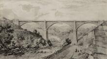 Etherow Viaduct (a.k.a Mottram or Broadbottom Viaduct) (HAJ @ 10m 07ch - 10m 15ch) (Ref: 030594)