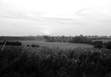 012010   Wolfhampcote. Willoughby viaduct (MCJ3 @ 128m 07ch - 128m 17ch) at sunset. 06 August 1975