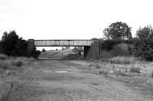 012179 at Central Railway. Bridge at north end of Charwelton station (MCJ3 @ 134m 39ch). September 1975