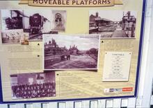  Information panel for movable platform at Halesworth on the East Suffolk Line (ESK @ 100m 53ch)