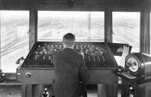 Whitemoor Marshalling Yard Control Tower - Interior. 1930s. (WMY @ 86m 43ch) (Ref: 031614)