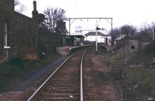 Frinton station (TWN @ 68m 66ch). 11 April 1987 (Ref: 221485)