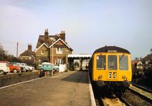 Southminster station (WIS @ 45m 42ch). 10 March 1969