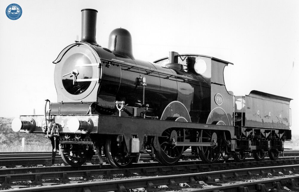 E4 Class 2-4-0 No.490 16 November 1960. (Ref: 010789)
