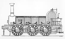 Eastern Counties 0-6-0 No.225 - Drawing (Ref: 010794)