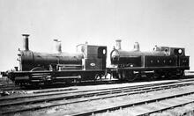 F Class 0-4-0 WT No. 13 and R Class 0-4-4T No. 88. (Ref: 010956)
