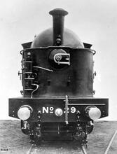 Steam Rail Motor No. 29 - Front View (Ref:011830)