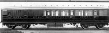 GNR Third Class Brake No. 3058