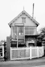 Tuxford signalbox (ECM1 @ 131m 73ch). 15 April 1971