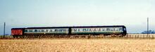 Theddlethorpe (MAB @ 146m 65ch). August 1959. 2-car DMU + tail traffic