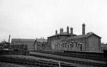 Horncastle station (WJH @ 130m 01ch). 2 April 1961