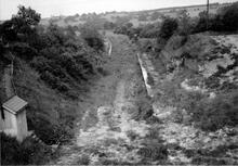 The site of Grindley station (SUX @ 2m 63ch), looking East. 3 June 1961