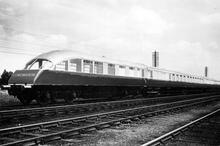 LNER Coronation train with observation car