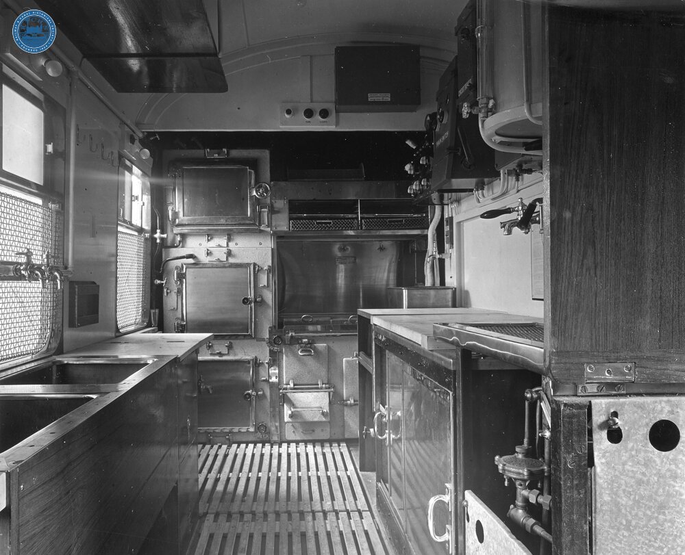 LNER First Class Restaurant Car Kitchen Interior