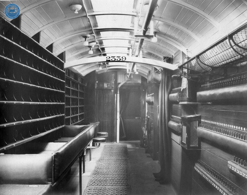 LNER Post Office Letter Sorting Van No 2339 - Interior