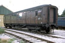 017101   LNER Gresley teak coach Brake second. Oxenhope 6 September 1975