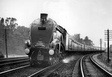 60017 A4 Class 4-6-2 No. 60017 ''Silver Fox" 11 August 1958. (Ref: 010963)