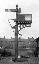 GNR Somersault Signal erected for display purposes. (Ref: 031612)