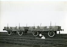 North British Railway Pair of Low sided wagons Nos. 65226 & 65227  
